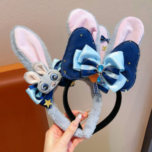 DUBAO | Photography Outing Velvet Bunny Ears Headband