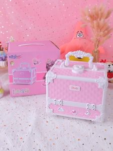 ชุดเล่นแต่งหน้าเด็กผู้หญิง ชูด บลัชยาทาเล็บ โต๊ะเครื่องแป้ง ชุดลิปสติก อายแชโดว์ เสริมสร้างความสูงสุด สำหรับเด็ก