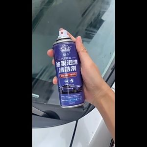 Car glass oil film foam cleaner front windshield remover oil film cleaning agent car window wiper