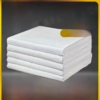 Pure Cotton Raw Material White Cloth Medium Thick for Clothing Pattern Design And Production 100% Cotton Plain Weave Fabric