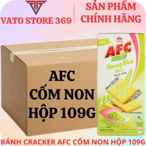Bánh cracker AFC vị cốm non hộp 109g