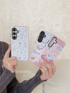 Samsung S25 Ultra Phone Case Full Protection Dual Layer Cute Cartoon Anti-Fall Shell Creative S25 Edge Beautiful S24+ Shockproof Cover