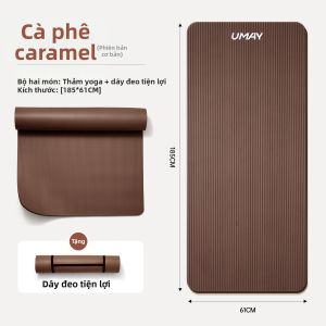 Umay(佑美) | Thảm Yoga Siêu Rộng Dày Chống Trơn Hấp Thụ Sốc Giảm Tiếng Ồn Chuyên Nghiệp Cho Gia Đình