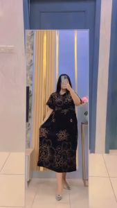 DASTER MIKAYLA STANDAR BUSUI DAN IBU HAMIL SLETING DEPAN TERMURAH TERLARIS BAHAN RAYON ADEM MOTIF KEKINIAN