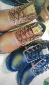 SEPATU SAFETY OXLAY BOOT HITAMCOKLAT UNTUK KERJA PROYEK PRIA