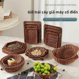 Giỏ Đựng Thực Phẩm Đa Năng Mây Tre