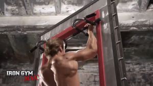 Xà đơn treo cửa gắn cửa đa năng Iron Gym 1557B dụng cụ tập gym tại nhà