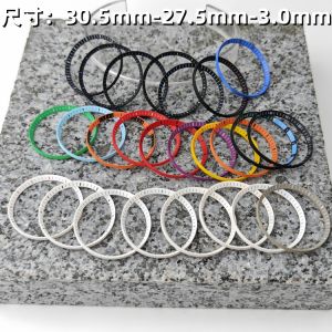 นาฬิกาด้านในแหวน SK007 NH35 หน้าปัดสเกลวงกลมโอ๊คพื้นผิวการปรับเปลี่ยน 305 มมแหวนนาฬิกาสแตนเลสแสงจ้า