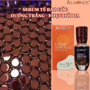 [+ Quà Tặng] Serum Tế Bào Gốc Dưỡng Trắng Phục Hồi Da Almonds Lavish Ampoule (10ml - 35ml) Chính Hãng