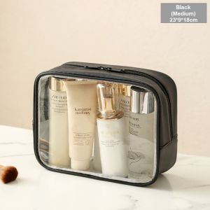 Ins Style Cosmetic Bag Portable Waterproof and Designed with Large Capacity and Transparency C211