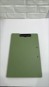 Long Double Clipboard File Folder 360° Foldable Writing Board Plastic 9.45*13.8in For School Office