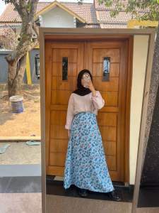 Rok Bunga bunga all size/ rok korea murah
