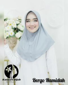 BERGO HAMIDAH SPORTY L-REAL PICT-KASUARI HIJAB STYLE