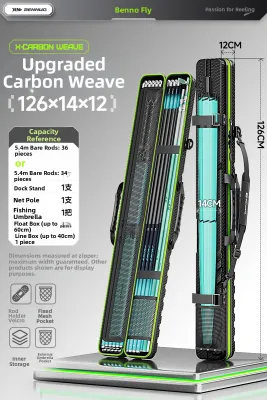 BENNUO | Hardshell Large Capacity Fishing Rod Bag