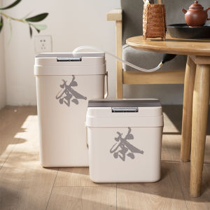 Tea Residue Barrel Tea Table Trash Can Kombucha Bucket Waste Water Bucket Tea Barrel Household Small Tea Utensils Large Office