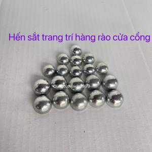 Combo 10 hến sắt núm sắt trang trí cổng hàng rào đường kính 20mm 25mm