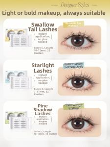 Self-Adhesive Natural False Eyelashes for Beginners CATS WHISPER