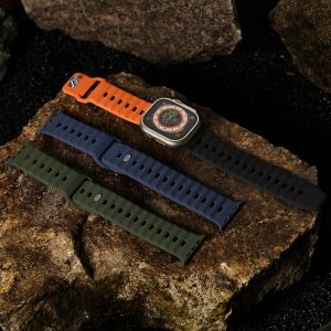 【Hot Sale】Silicone Strap For Apple Watch Ultra2(2023) Band 46mm 44mm 49mm 45mm 40mm 41mm 38mm 45 mm sport correa bracelet iwatch Ultra1/2/3 Series 11 10 9 (2023) 8 7 6 5 4 3 se1/2/3