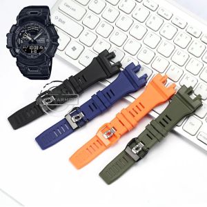 Natural Resin Strap Suitable for Casio GBA-900 Series Men's Watch Band Sports Waterproof Replacement Bracelet Accessories