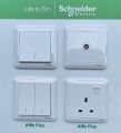 SCHNEIDER AFFLE PLUS 1 GANG 1 WAY SWITCH SIRIM CERTIFIED suis lampu 1g. 