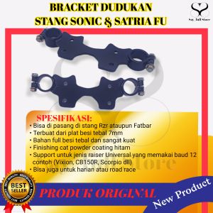 Dudukan Raiser Stang Honda sonic 150r dan Satria Fu Breket Raiser Stang Sonic 150r