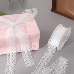 Hollowed-out Lace Ribbon Vintage Floral Lace Tape Cake Baking Ribbon DIY Sewing Fabric Gift Flower Wrapping Party Decorations