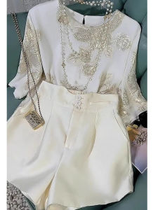 Fashion Design Small Frame Flattering Short Set