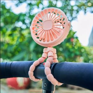 Octopus Fan Mini Portable Newพัดลมพกพาพัดลมพกพาชาร์จพัดลมติดรถเข็นพัดลมติดรถเข็นเด็กพัดลมรถเข็นพัดลมหนีบรถเข็น พัดลม usbพัดลมใส่ถ่านพีดลมติดรถเข็นbaby stroller fan