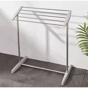 ราวตากผ้า ราวตากผ้าเช็ดตัว ราวตากผ้าสแตนเลส ราวตากผ้าท่อเหล็ก ราวแขวน ประกอบง่าย กันน้ำ ราวตากผ้าคอนโดDRYING RACK ราวตากผ้าเช็ดตัว