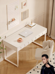 OUQI | Minimalist Cream Design Rock Plate Table