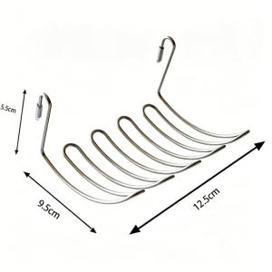 2pcs Stainless Steel Hanging Drain Basket Retractable Expansion Storage Rack Kitchen Sink Organizer Household Storage Accessory