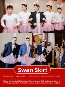 Wedding Game Props Funny Door Blocking Morning Robe Photo Guarantee Book Civilized Creative Package Chinese Style Bridal Shower