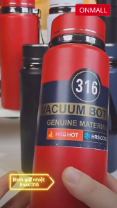 Bình Giữ Nhiệt SPORTS 1000ml Inox 316 Thể Thao Có Dây Quai