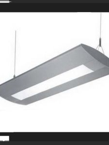 Classroom Ceiling Light round Corner Explosion Proof Purification LED T8 Aluminum Grid Lamp Dish Fish Anti Glare Tube Holder