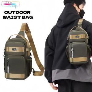 Men Chest Bag Camouflage Oxford Waterproof Cell Phone Outdoor Sports Travel Waist Bag Leisure Men Crossbody Bag Backpack