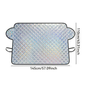 Portable Sunshade Car Front Windshield Cover Automobile Sunshade Cover Winter Ice Frost Guard Sun Shade Protector Waterproof