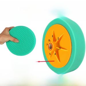 Polyester Honeycomb Waxing Polishing Sponge Wheel Car Paint Mirror Restoration Disk Grinding Automotive Polishing Cloth