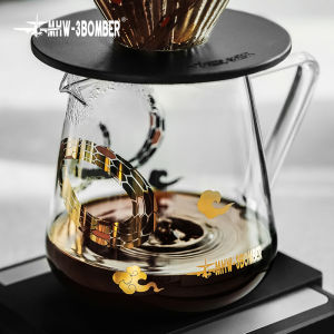 MHW-3BOMBER 500ml กาแฟเซิร์ฟเวอร์แก้วกาแฟหม้อ Pour Over Maker กาแฟ Home Brewer หม้อ Barista อุปกรณ์เสริม