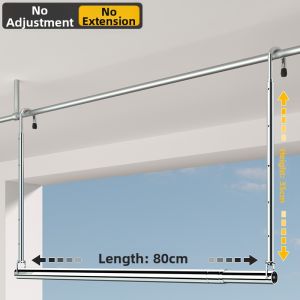 YIXUAN | Foldable Home Stainless Steel Invisible Extendable No-drill Clothes Drying Rack