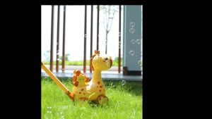 Bubble machine push toy for boys and girls Electric bubble machine kids push-and-go toy