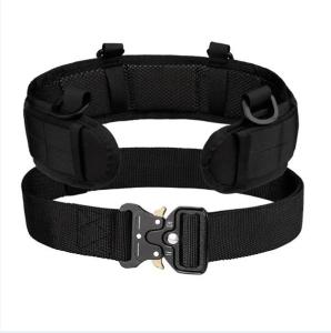 Outdoor Tactics Waist Seal Mens Belt Aluminum Alloy Buckle Nylon Pant Belt Versatile Universal Accessories Portable Suit