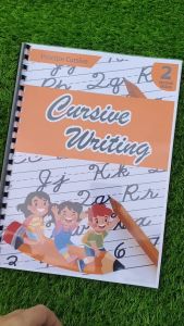 Colored & Personalized Cursive Writing Workbook for Children 7 to 9 Years Old