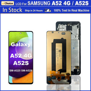 OLED High Quality For Samsung Galaxy A52 4G LCD A525 SM-A525F LCD Touch Screen Digitizer Assembly For Samsung Galaxy A52S LCD