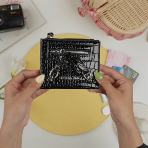 [TERBARU] HONYAN Dompet Wanita Calyn Short Wallet Dompet Lipat Kartu Mini Bahan Premium Kekinian