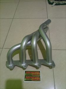 knalpot header mobil l300 bensin suara stereo tipe 431 pincang keluar 2