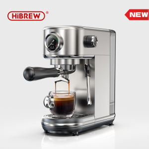 HiBREW 20Bar Semi Automatic Espresso Coffee Machine Temperature Adjustable Cold/Hot Stainless steel Coffee Maker Cappuccino H10B