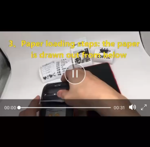 【Local delivery】Portable Thermal Printer Handheld 58mm Receipt Printer for Retail Stores Restaurants Factories Logistics