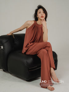 UMD French Acetate Slimming A-Line Neck Hanging Strapless Vest Womens Summer Outerwear Casual Style Pure Color Loose Fit