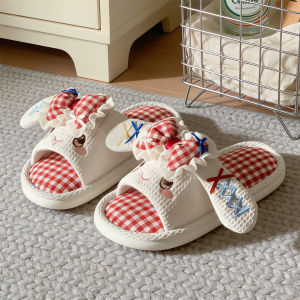 XIXITIAO | Lolita Style Rabbit Bow Slipper Non-slip