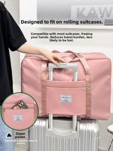 MONLEYTA | Large Capacity Travel Bag Student Quilt Clothing Storage Bag Handheld Luggage Bag For Travel Storage Solutions By MONLEYTA